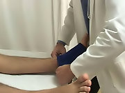 The doctor got more turned on by hearing me moan young first time gay anal