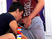 Lucas gets caught playing with legos nearby Gabriel, who tries to agree to hold up to ridicule of him but he's aroused by the lollipop Gabe is l