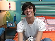 Twink pornstar Aidan Hunting is on set on a adroit bed and he's talking about anything and everything gay twinks fuck