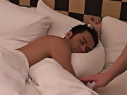 My now ex-boyfriend Felix was pronounce asleep in our bed when I decided to have a little bit of fun with him and the video camera thin twink gay porn